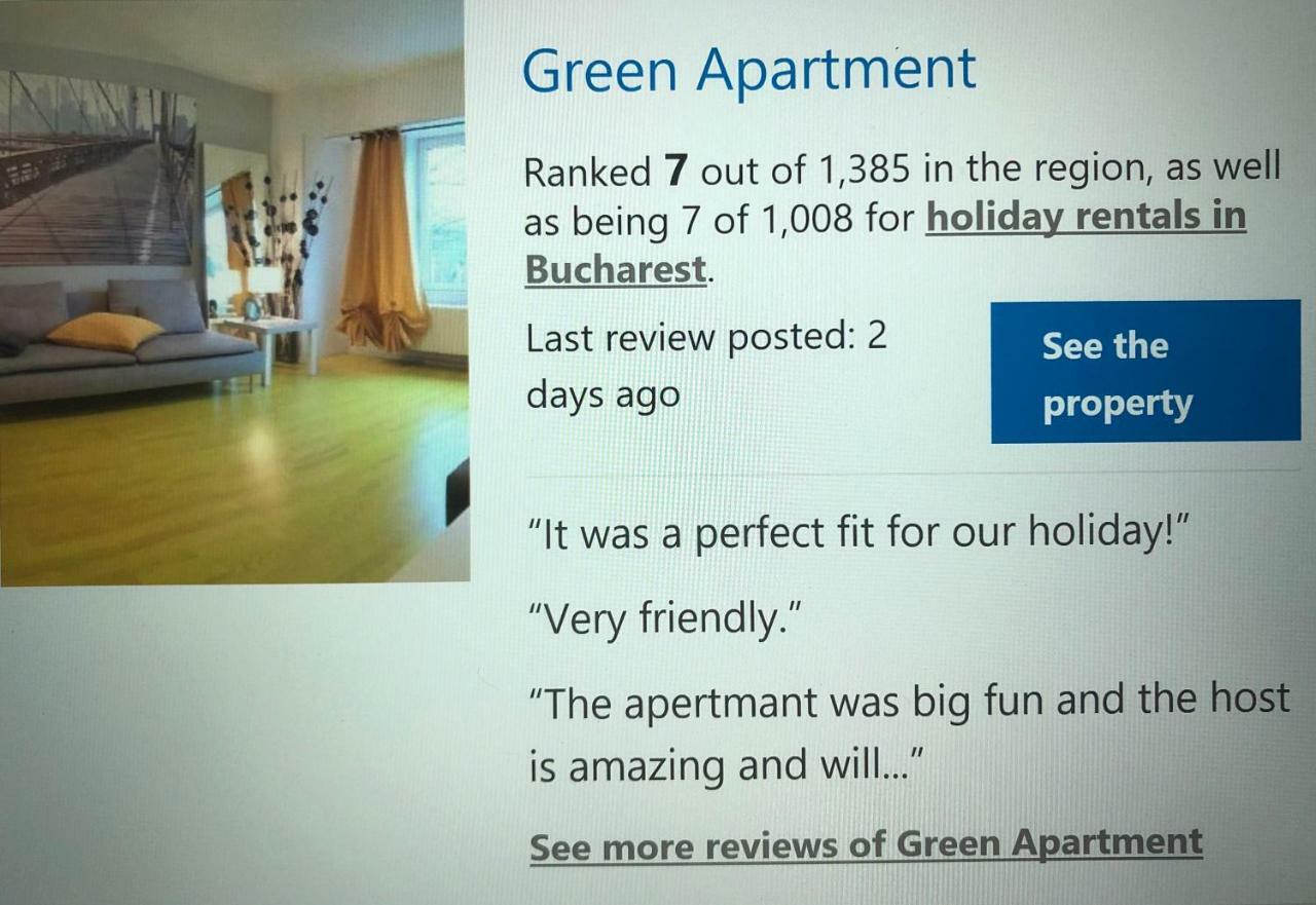 Green Apartment 59 Bucharest Luaran gambar